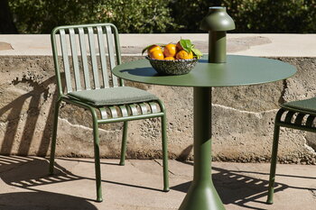 HAY Palissade Cone table, 90 cm, olive, decoration image