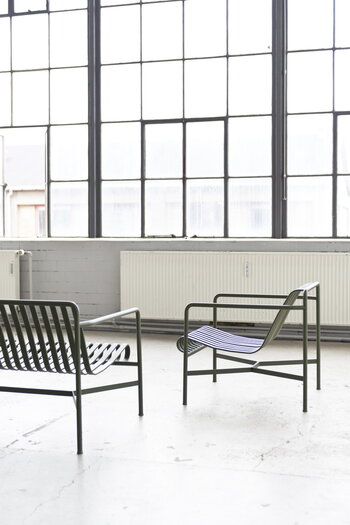 Palissade lounge chair, low, olive