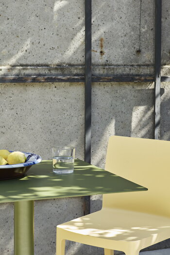 HAY Palissade Cone pöytä, 65 x 65 cm, oliivi