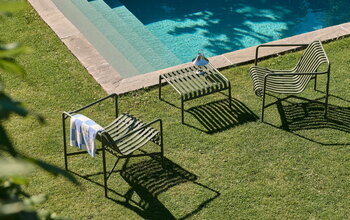 Palissade lounge chair, low, olive