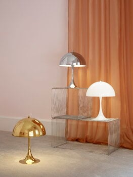 Louis Poulsen Panthella 320 table lamp, chrome