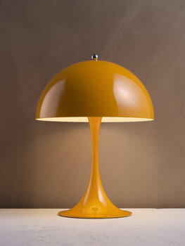 Louis Poulsen Panthella 160 Portable Metal V2, bordslampa, orange