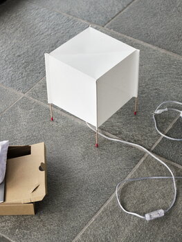 HAY Paper Cube Tischleuchte, Weiß