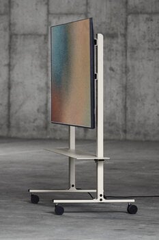 Pedestal Straight Rollin’ TV-Ständer, Mushroom