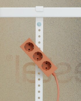 Pedestal Power Bar power strip, 2 m, dusty rose