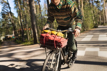 Pelago Bicycles Rasket Vordergepäckträger/Korb, polierter Edelstahl