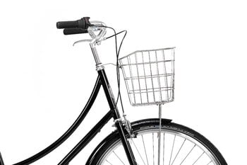 Pelago Bicycles Stainless Basket etukori, kiillotettu ruostumaton teräs