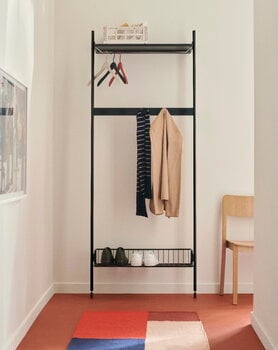 HAY Pier System 1041 wardrobe, 1 column, PS black, decoration image