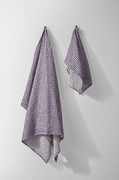 Anno Puro Ruutu towel, 50 x 70 cm, lilac - sand