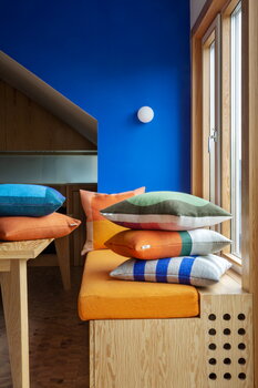Røros Tweed Kvam tyyny, 50 x 50 cm, sininen