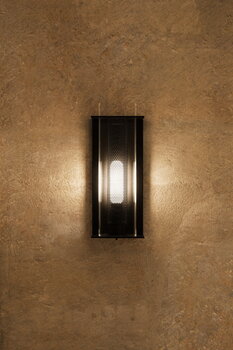 Sammode Quadratube W1 wall lamp, S, 300 mm, black