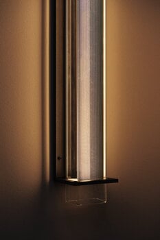 Sammode Quadratube W3 wall lamp, L, 700 mm, black