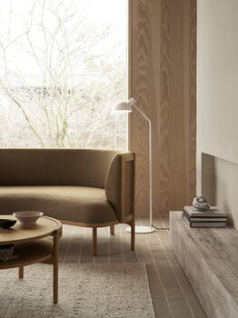 Carl Hansen & Søn RF1905 Sideways sohvapöytä,  öljytty tammi - tammiviilu, sisustuskuva