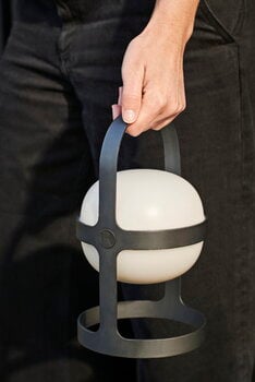 Rosendahl Lampada da tavolo portatile Soft Spot Solar, 25 cm, nera