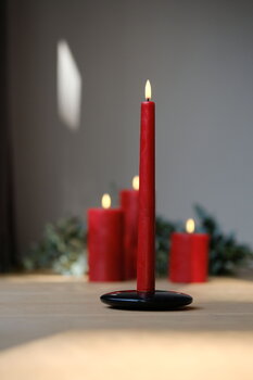 Uyuni Lighting LED kruunukynttilä, 2 kpl, punainen