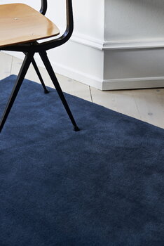 HAY Raw No 2 rug, midnight blue