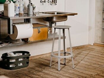 HAY Revolver bar stool, 76 cm, grey