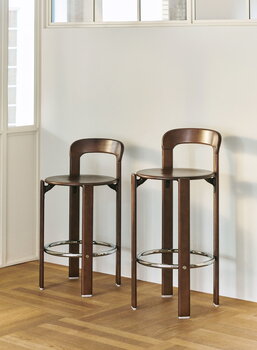HAY Rey bar stool, 65 cm, umber brown