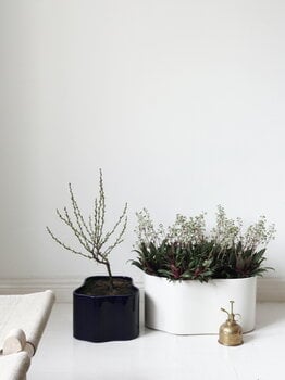 Artek Riihitie plant pot A, large, white gloss