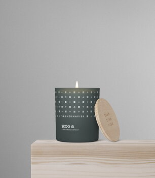 Skandinavisk Scented candle with lid, SKOG, large