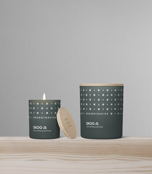 Skandinavisk Scented candle with lid, SKOG, small