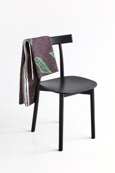 Nine Chaise Skinny, frêne teinté noir, image décorative