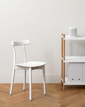 Nine Skinny side chair, white stained ash, decoration image