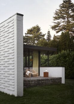 Louis Poulsen Lampada a sospensione VL45 Radiohus 250, ottone - ambra, immagine decorativa