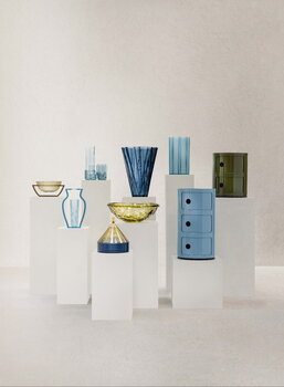Kartell Componibili säilytyskaluste, 3-osainen, sky blue, sisustuskuva