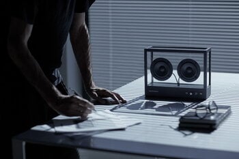 Transparent Small Transparent Speaker, black, decoration image