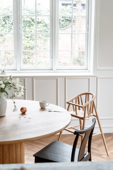 Oaklings Saga high chair, oak, decoration image