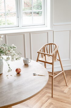 Oaklings Saga high chair, oak, decoration image