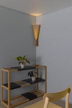 Secto Design Secto 4236 corner lamp, 60 cm, walnut, decoration image