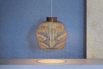 Secto Design Kumulo 5200 pendant, walnut, decoration image