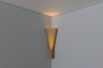Secto Design Lampe d’angle Secto 4236, 60 cm, noyer