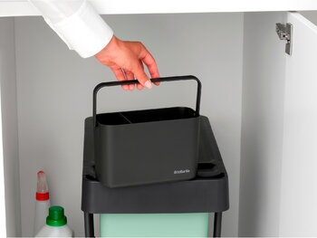 Brabantia SinkSide siivousjärjestelijä, tummanharmaa, sisustuskuva