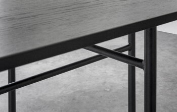 Audo Copenhagen Snaregade Tisch, oval, 210 x 95 cm, schwarze Eiche