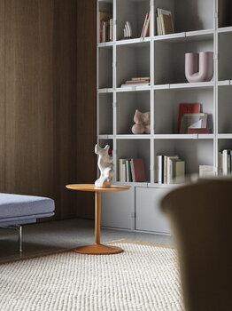 Muuto Stacked shelf module with background, medium, light grey, decoration image