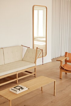 Fredericia Piloti sohvapöytä, 120 x 39 cm, savustettu tammi