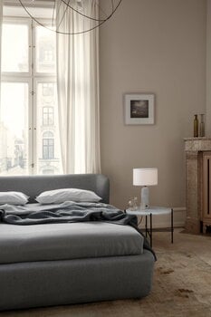 GUBI Gravity table lamp, large, grey marble - canvas