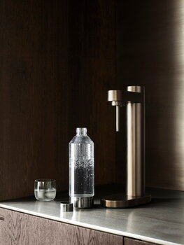 Stelton Brus carbonator, dark brown metallic