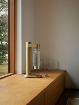 Stelton Brus carbonator, brushed brass