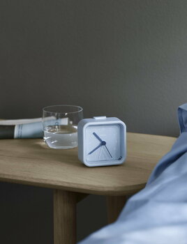 Stelton Okiru alarm clock, light blue