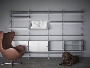 String Furniture String shelf 58 x 30 cm, 3-pack, white