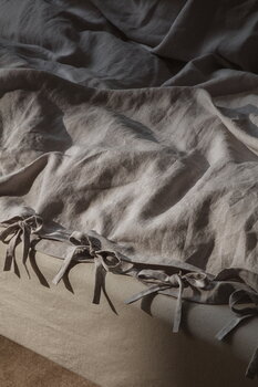 Tameko Cove-Bettdeckenbezug, warmes Grau