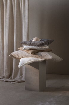 Tameko Lee cushion, 50 x 50 cm, ochre