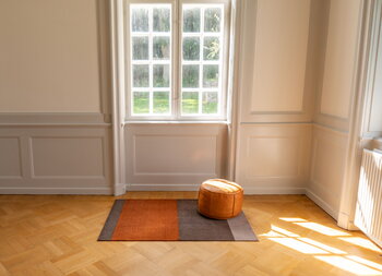 Tica Copenhagen Tappeto Stripes horizontal, 90 x 130 cm, marrone - terracotta