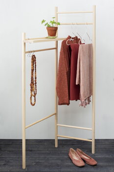 Verso Design Tikas clothes rack, birch, decoration image