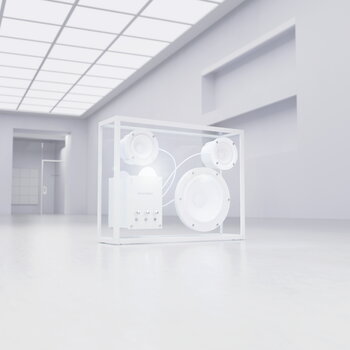 Transparent Transparent Speaker, white, decoration image