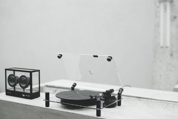 Transparent Transparent Turntable, black, decoration image